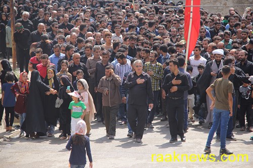 گزارش تصویری عاشورای حسینی در دهستان راک